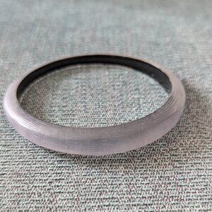 Alexis Bittar Skinny Tapered Lucite Bangle Bracelet - Grey